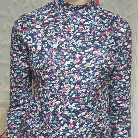 Floral Flower Romantic Long Sleeve Shirt Top - Picture 13 of 13